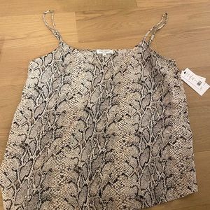 NWT Equipment snakeskin blouse